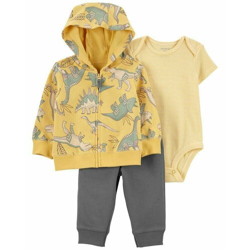 Комплект одежды  Carter's, желтый, хаки (желтый/хаки)