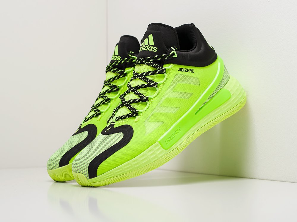 Кроссовки Adidas D Rose 11 (зеленый) - изображение №1