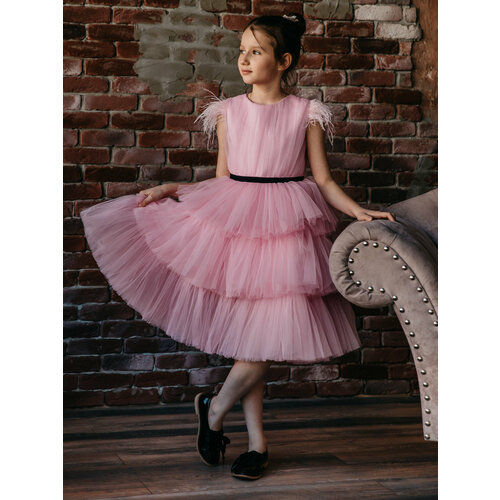Платье, розовый