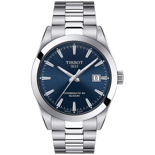Наручные часы TISSOT T-Classic T127.407.11.041.00, синий, серебряный (синий/серебристый/серебряный)