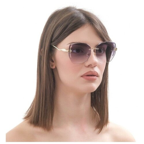 Солнцезащитные очки Мастер К., фиолетовый - изображение №1