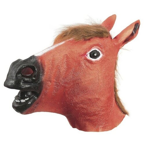 Карнавальная маска «Лошадь», цвет коричневый