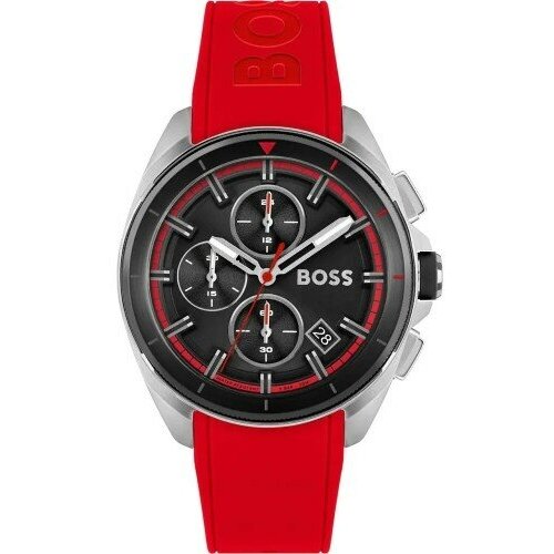 Наручные часы BOSS Hugo Boss HB1513959, красный, черный (черный/красный)