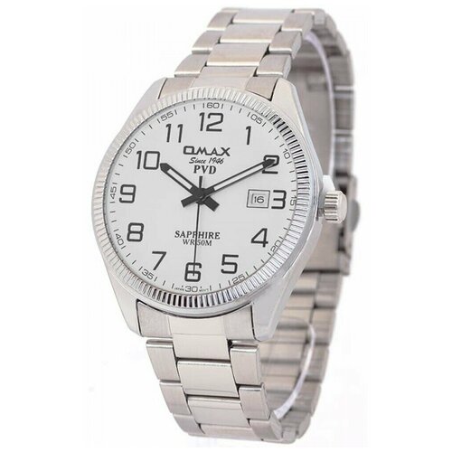 Наручные часы OMAX Наручные часы OMAX CSD003I003, серебряный, белый (серебристый/белый)