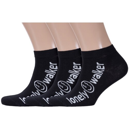 Носки RuSocks, 3 пары, черный - изображение №1