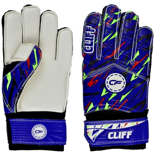 Вратарские перчатки Cliff, регулируемые манжеты, синий - изображение №1