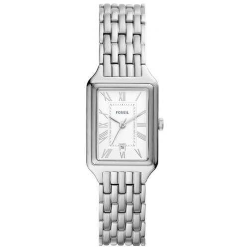 Наручные часы FOSSIL Часы наручные FOSSIL ES5221 Гарантия 2 года, белый, серебряный (серебристый/белый) - изображение №1