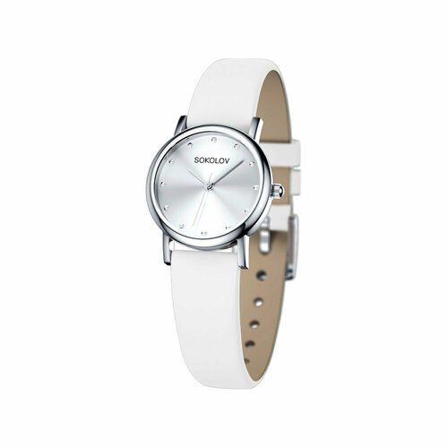 Наручные часы SOKOLOV Женские стальные часы SOKOLOV 624.71.00.600.01.01.2, белый (белый/серебристый) - изображение №1