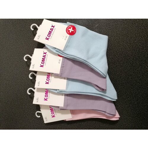 Женские носки KOMAX, 5 пар, розовый - изображение №1