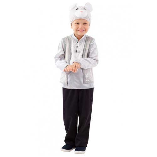 Детский костюм "Мышонок Матвей" (11680) 104 см (серый)