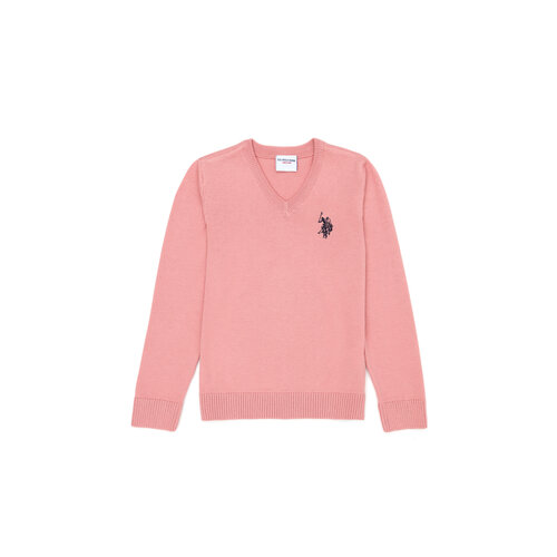Пуловер U.S. POLO ASSN, розовый - изображение №1