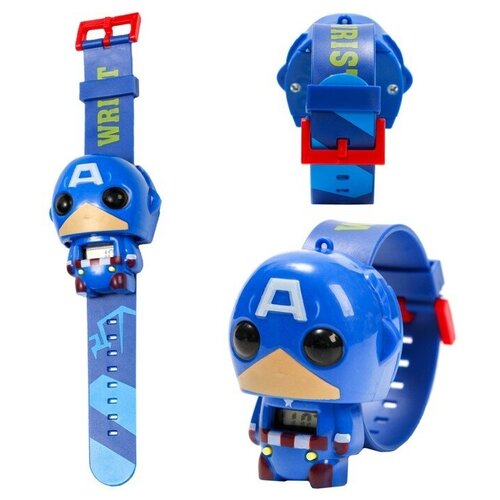Наручные часы Marvel, синий - изображение №1