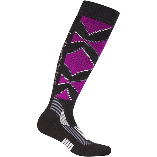 Носки Accapi, фиолетовый, черный (черный/фиолетовый/черный-фиолетовый)