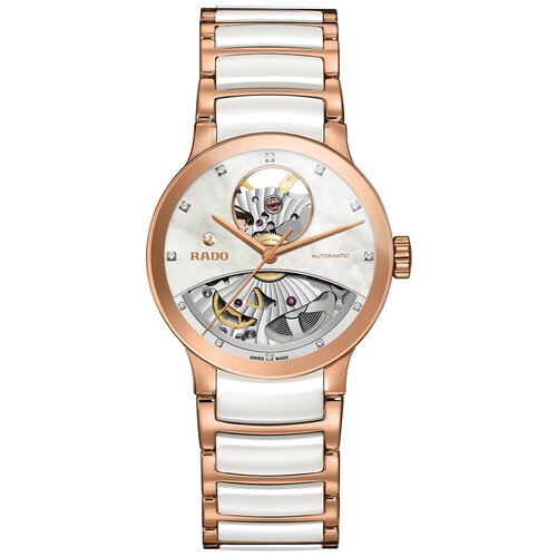 Наручные часы RADO 734.0248.3.090, белый, серебряный (серебристый/белый/золотой/золотистый)