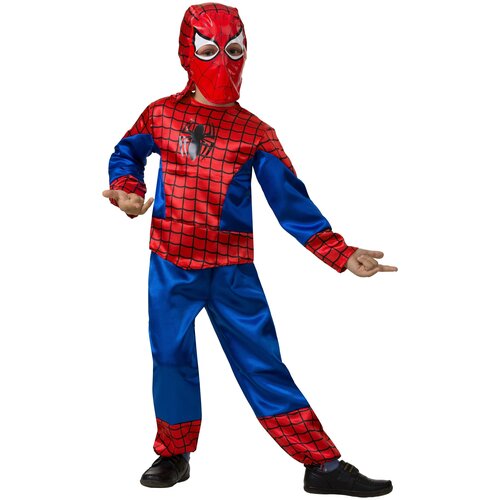 Костюм Человек-паук в куртке детский Батик (синий/красный/мультицвет) - изображение №1
