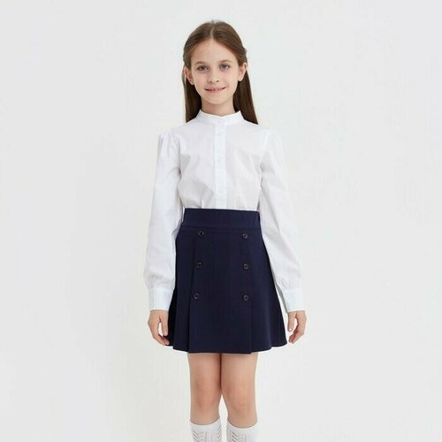 Школьная юбка Minaku, синий - изображение №1