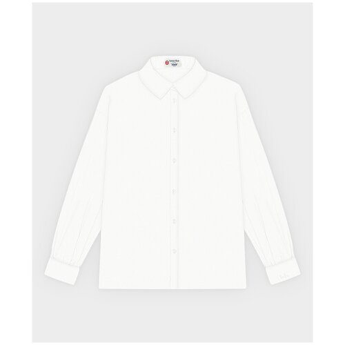 Школьная блуза Button Blue, белый - изображение №1