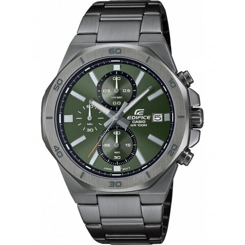 Наручные часы CASIO Edifice Наручные часы Casio EFV-640DC-3AVUEF, зеленый, серый (серый/зеленый)