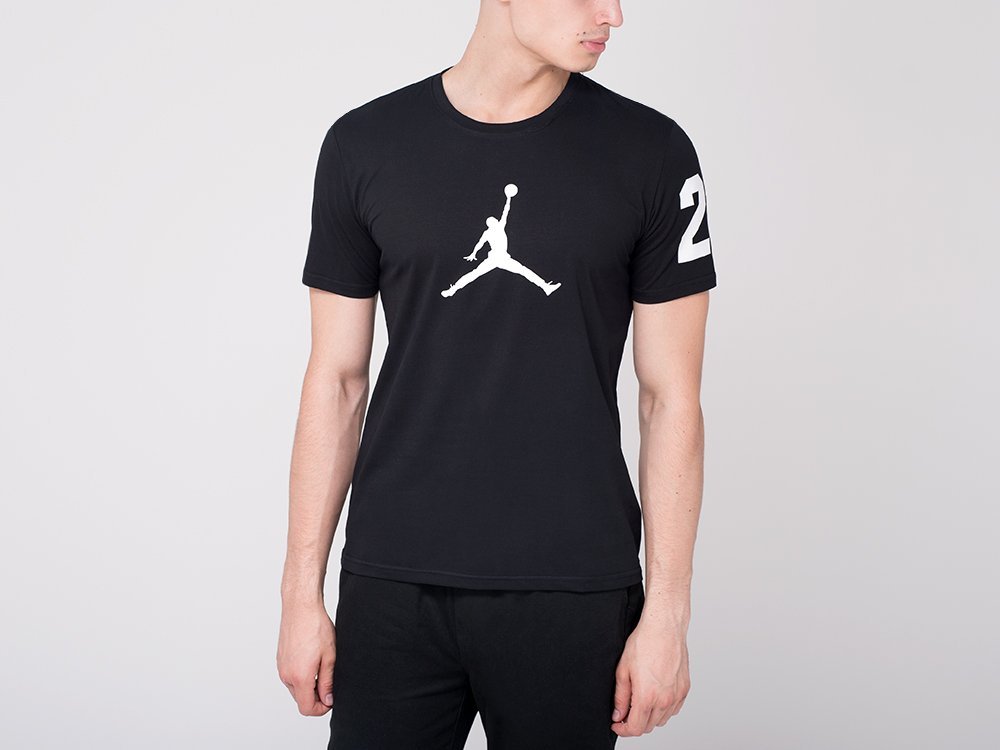 Футболка Nike Air Jordan (черный) - изображение №1